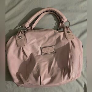 2000s light pink robert pietri leather purse